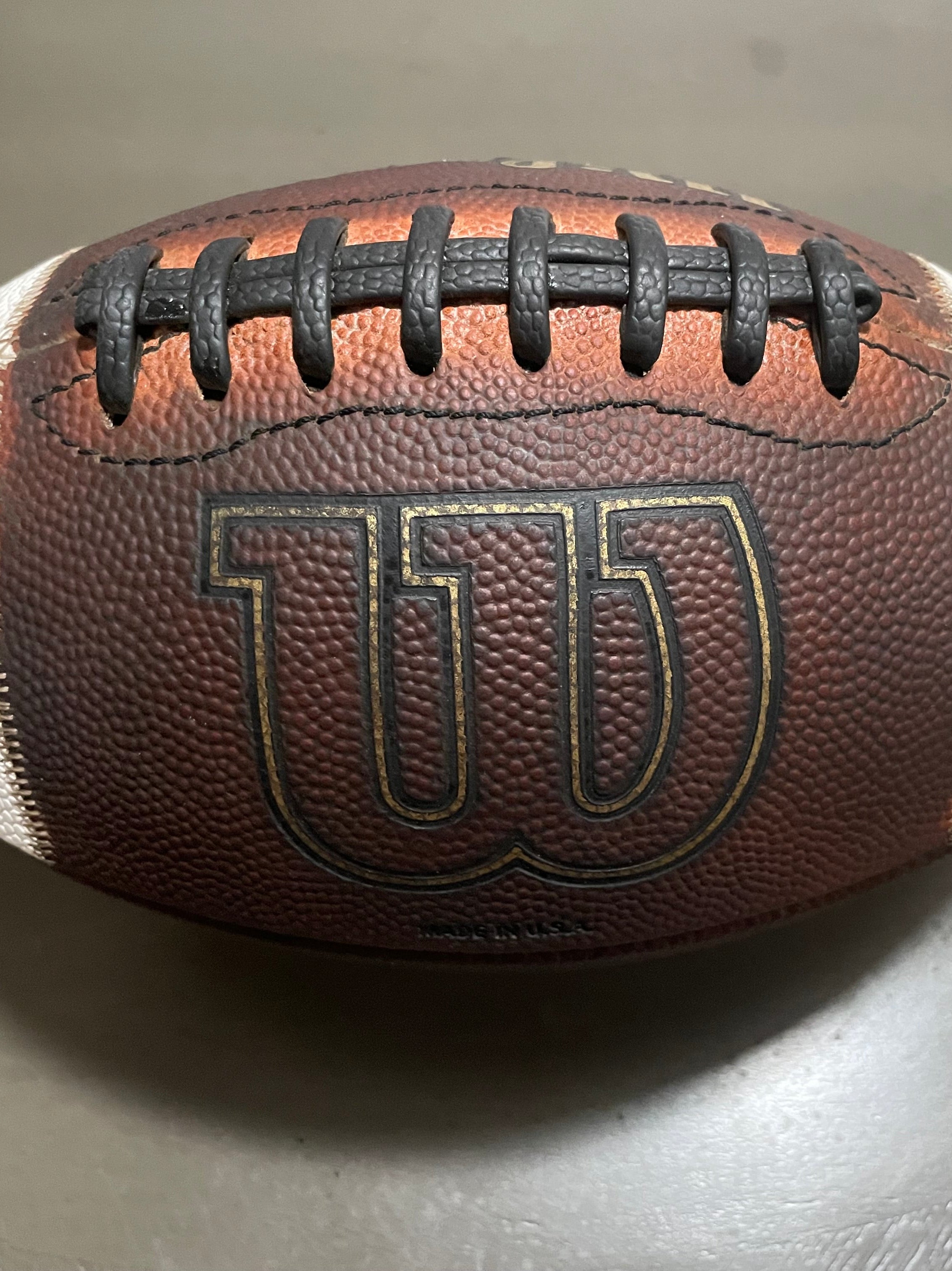 Wilson GTS Junior prepped football!