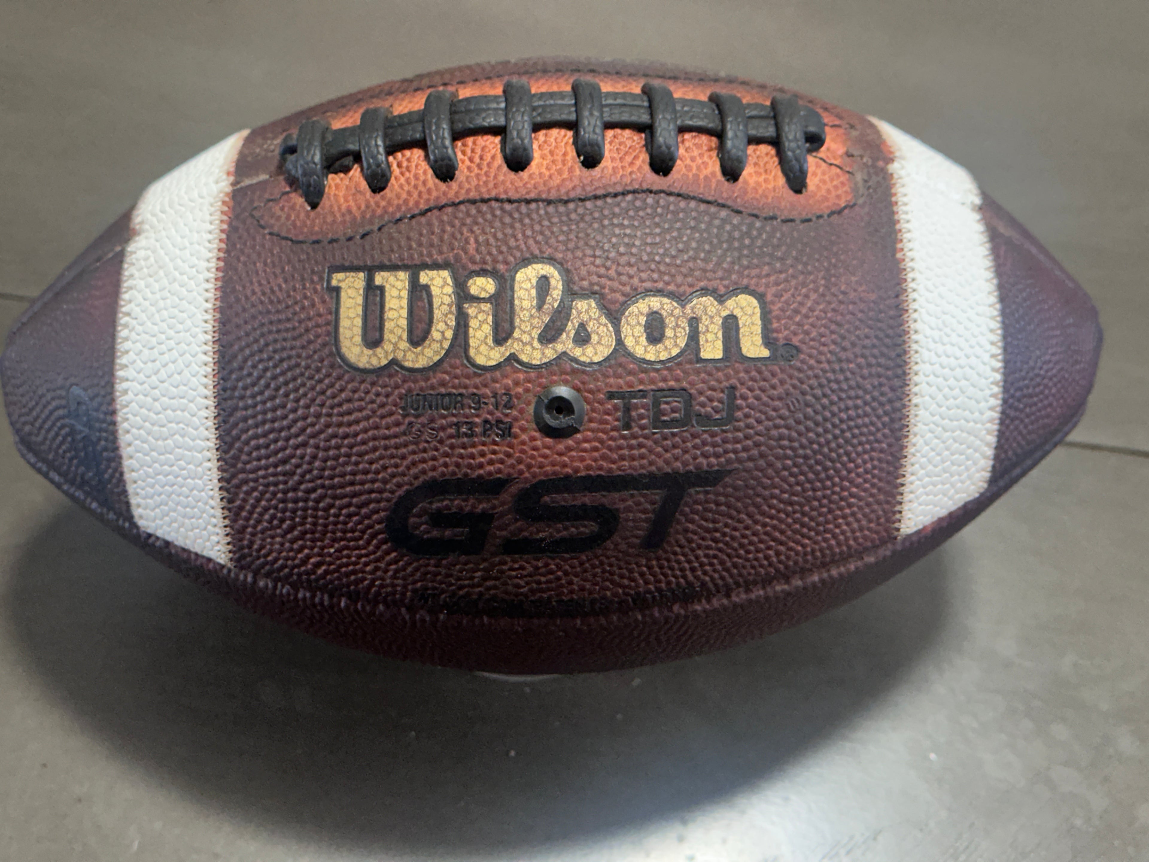 Wilson GTS Junior prepped football!