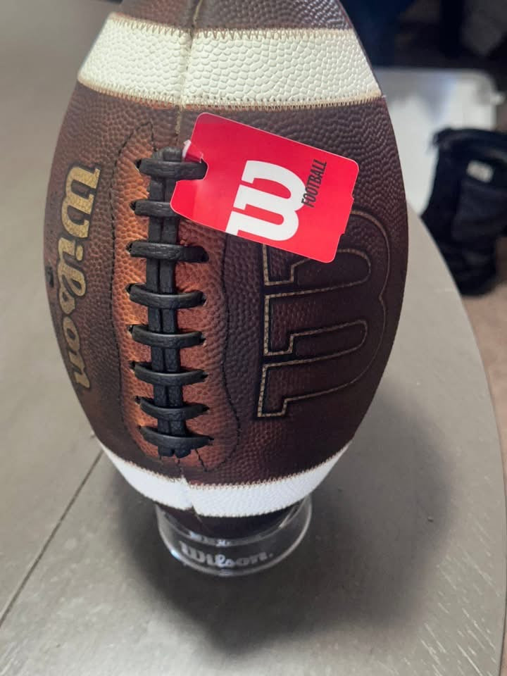 Wilson GTS Junior prepped football!
